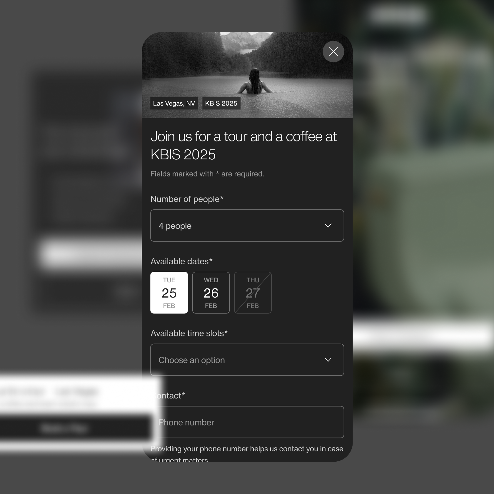 Kohler Moments - Join screen