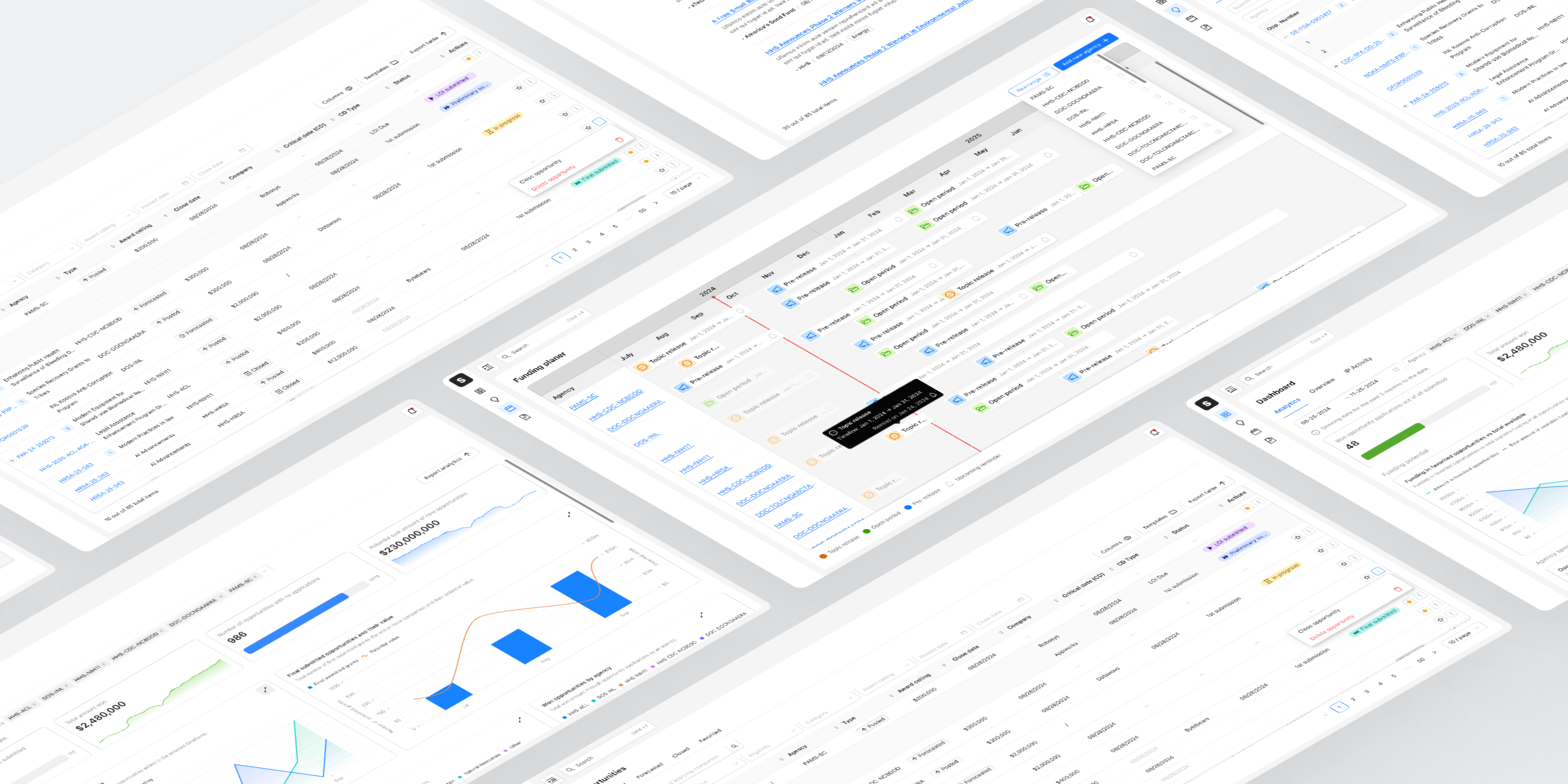 MassVentures - Desktop Screens Showcase