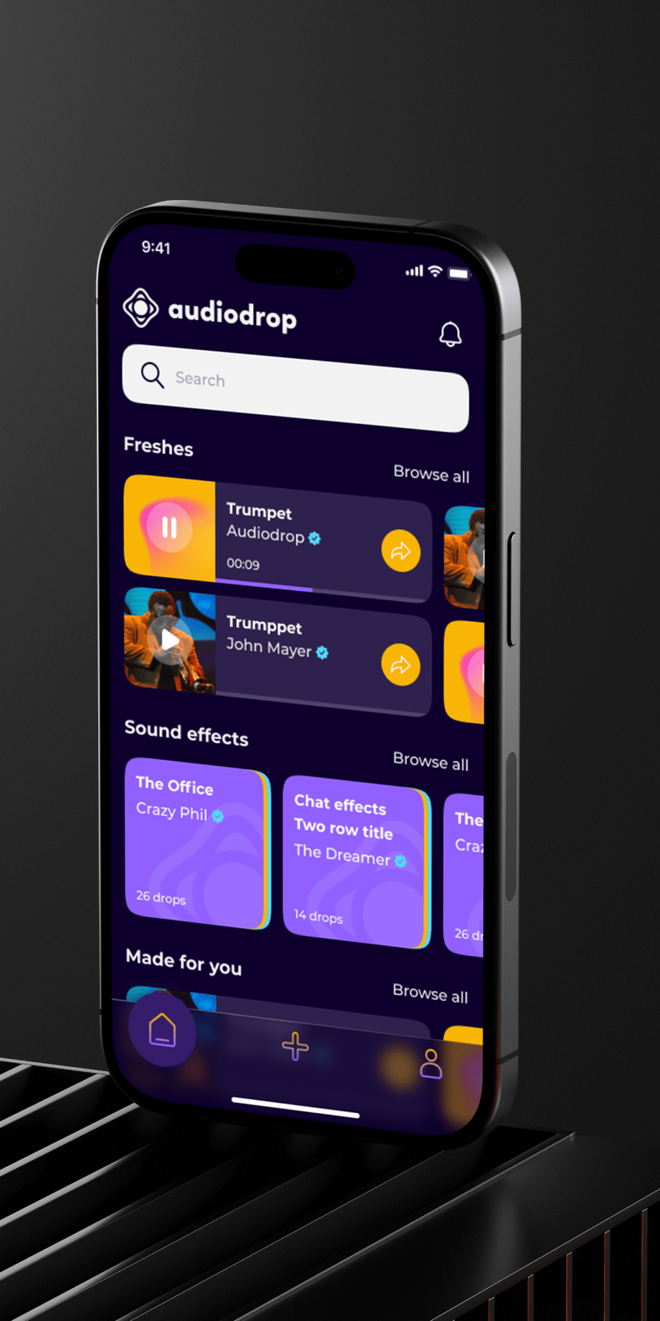 AudioDrop digital transformation project by Aras Digital Products